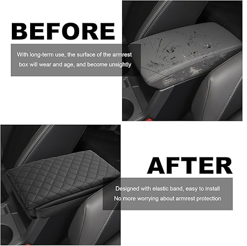 Vista 224 de YEE PIN Civic - Funda para reposabrazos Civic de 10ª generación, tapas para reposabrazos Civic Thenice para 10ª generación Civic 2018-2021, cubierta