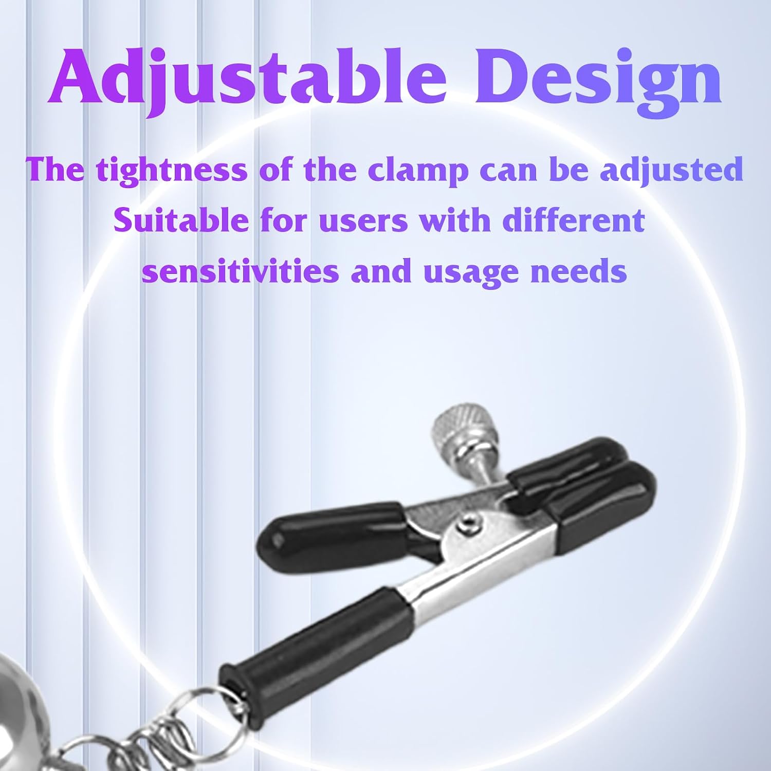 Sex Toys Adujustable Nipple Clamps with Weight-Bearing Ball Exotics Novelties Nipple Play Nipple Toys Nipple Clamps Stimulator for Women Couples Pleasure
