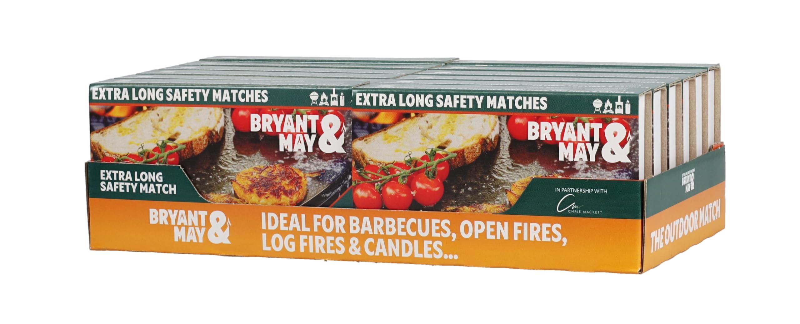 Ksp Partners Ltd E-Commerce Light Bryant & May Extra Long Safety Matches (Pack Of 12 )