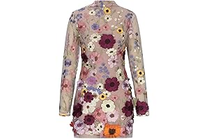 Floral Embroidered Mini Dress: Express Your Femininity with Allure