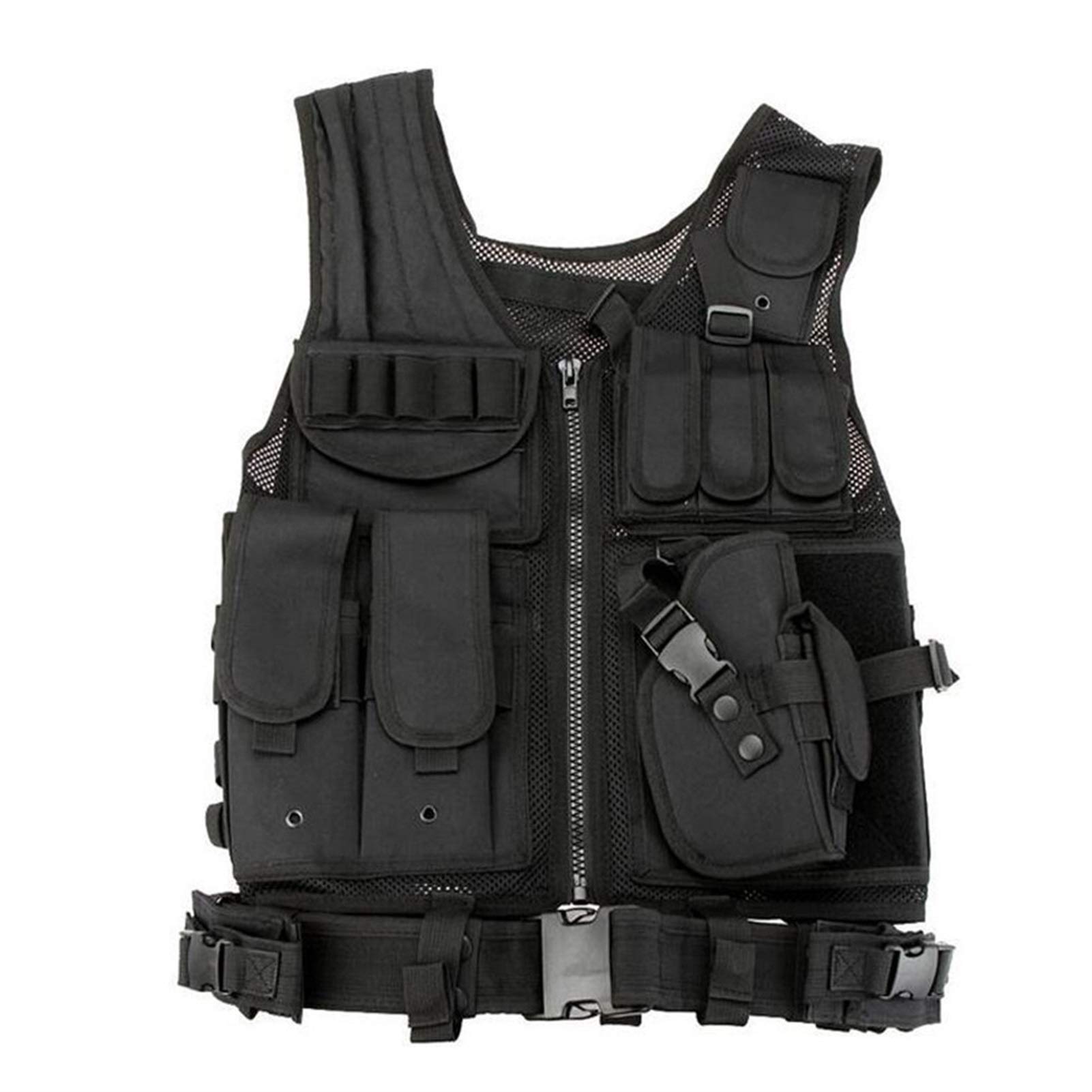 HXSZWJJ Gli Uomini di Tattica Militare dell'Esercito Gilet Vest Outdoor Attrezzature Caccia Vest 4 Colori