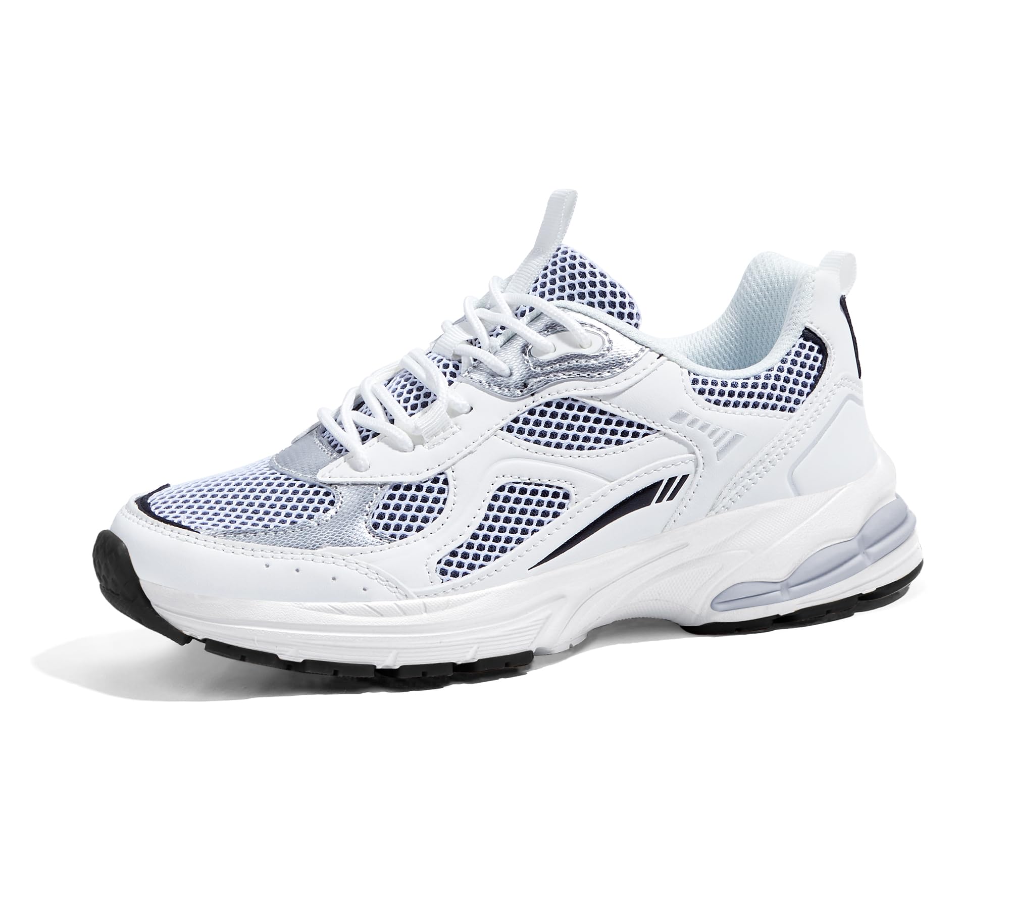 LUCKY STEP Women's Platform Chunky Fashion Sneakers Mesh Casual Running Tennis Workout Sport Work Trendy Athletic Walking Shoes