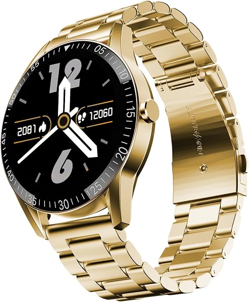 Fire-Boltt Talk Round Metal Bluetooth Calling Smart Watch
