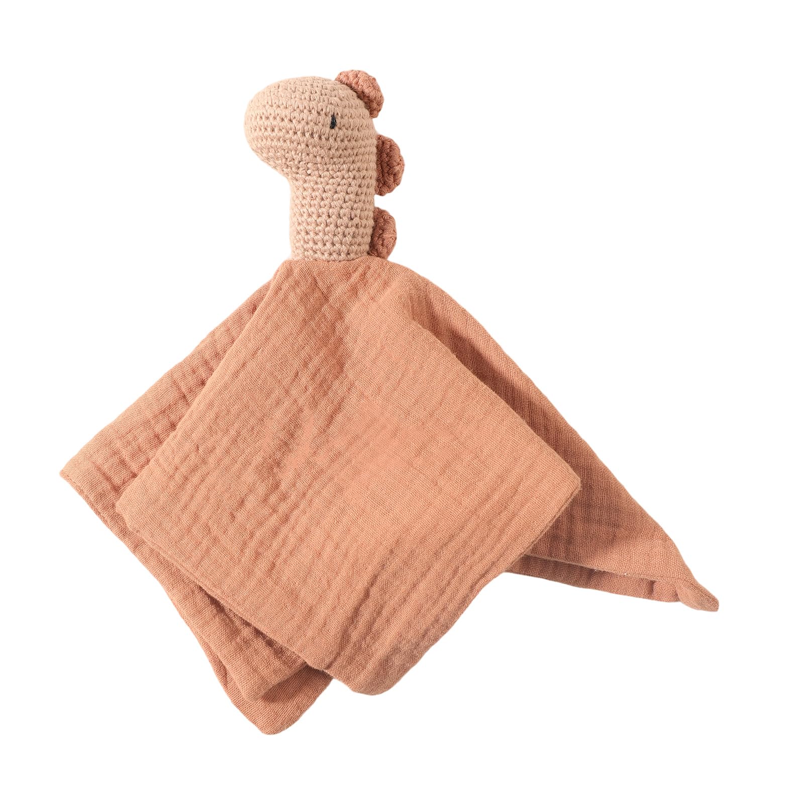 kokdid Lovely Baby Soother Doll Crocheted Animal Appease Comforting Towel Pacify Handkerchief for Newborns and Toddler Appease Towel