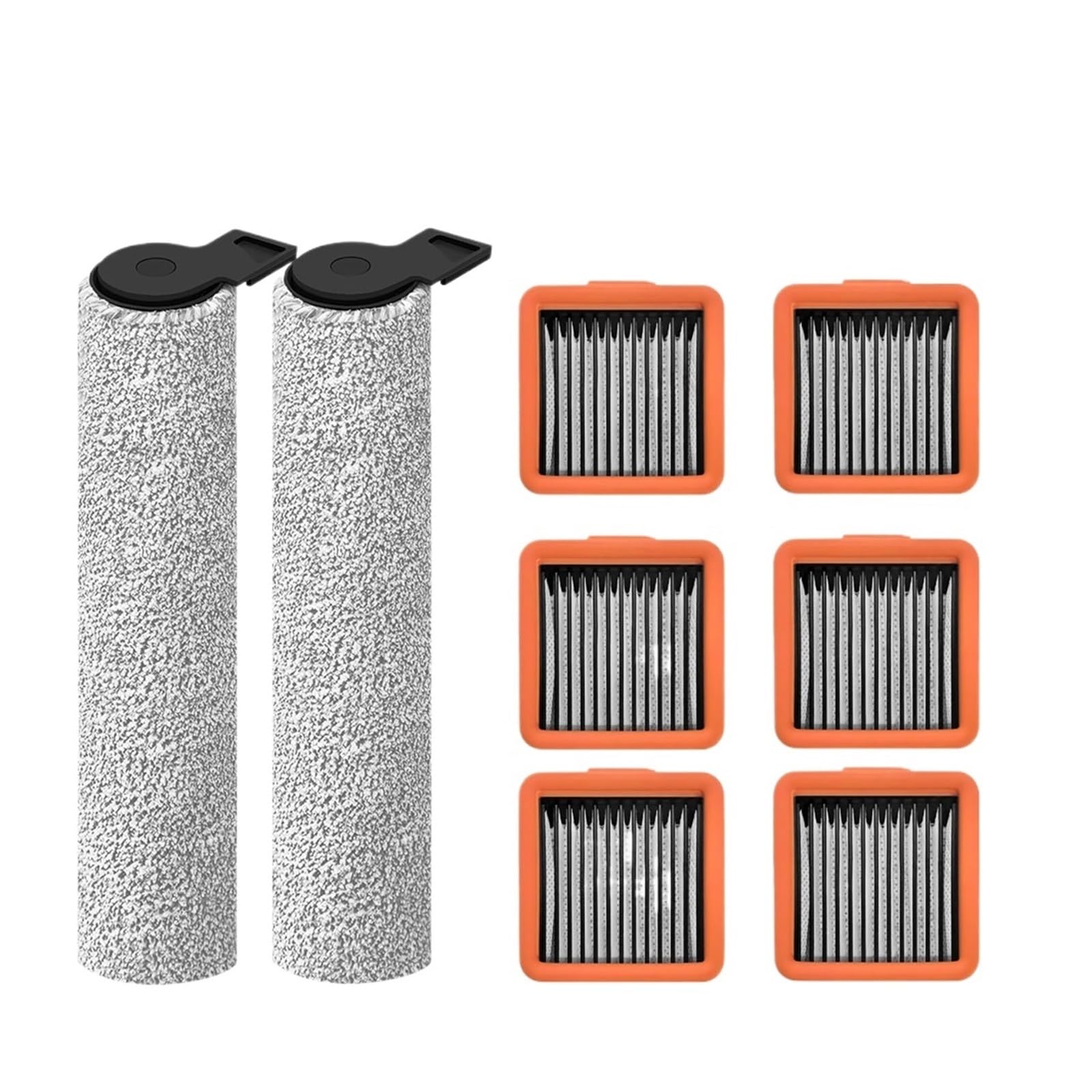 Piezas De Recambio De Aspiradora, Filtros De Cepillo De Rodillo Principal, Compatibles Con Robot UWANT,D100/ D100 PRO/ D500 / D500 PRO/D600(8pcs)
