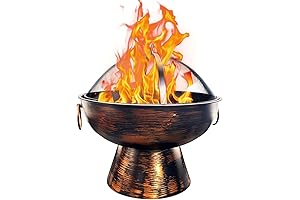 GasOne 22 in Round Wood Burning Fire Pit
