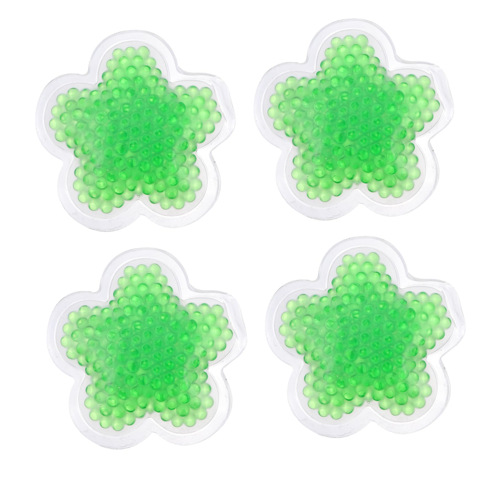 Impacco Gel Riutilizzabile 4 Pezzi Verde per Terapia Caldo Freddo | Pvc e Gel, Uso in Kit di Primo Soccorso, Compatibile Microonde, Confezione Multipla per Applicazioni Rapide
