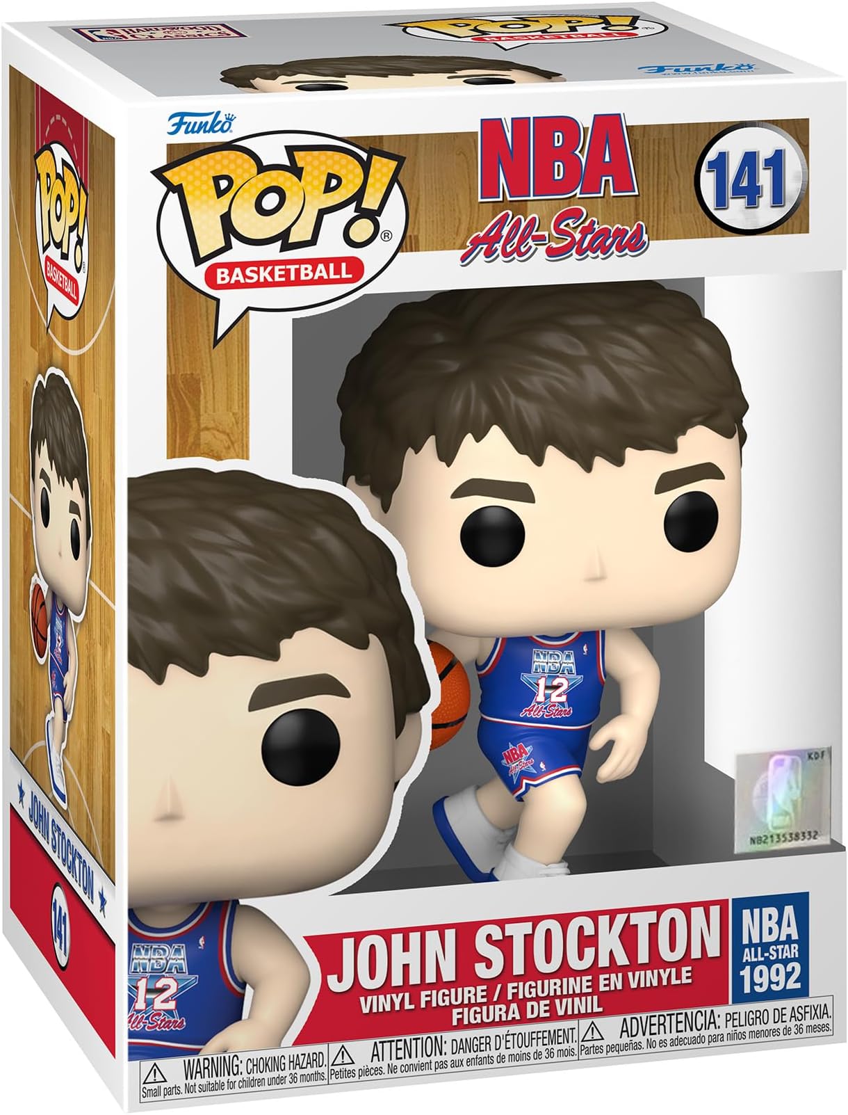 POP! NBA: Legends -John Stockton (BlueAllStarUni1992)