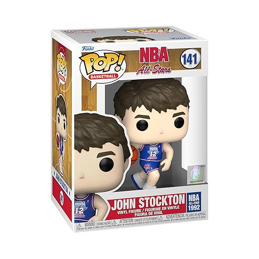 Funko Pop! Nba Legends-John Stockton - (Blue All Star Uni 1992) - Figura De Vinilo Coleccionable - Idea De Regalo- Mercancia Oficial - Juguetes Para Niños Y Adultos - Sports Fans