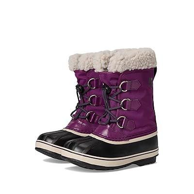 SOREL Kids Yoot Pac Nylon WP (Little Kid/Big Kid) Kids Shoes Wild Iris/Dark Plum