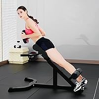 Vista 5 de ComMax Roman Chair Back Hyperextension Bench Adjustable Back Exercise Machine Home Gym Workout Equipment for Abs and Glute