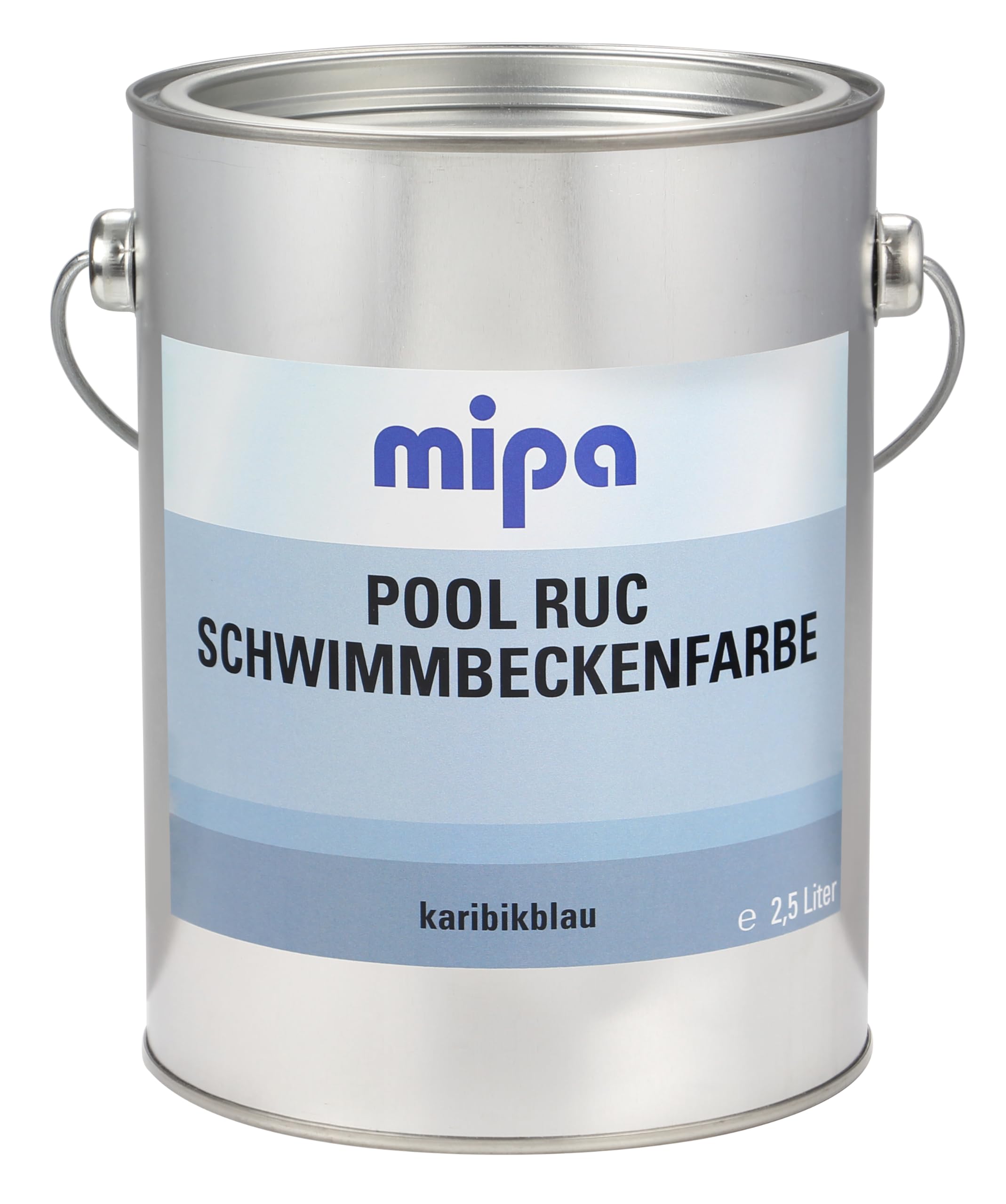 MIPA Schwimmbadfarbe Pool Ruc 950 2,5 Ltr. Karibikblau