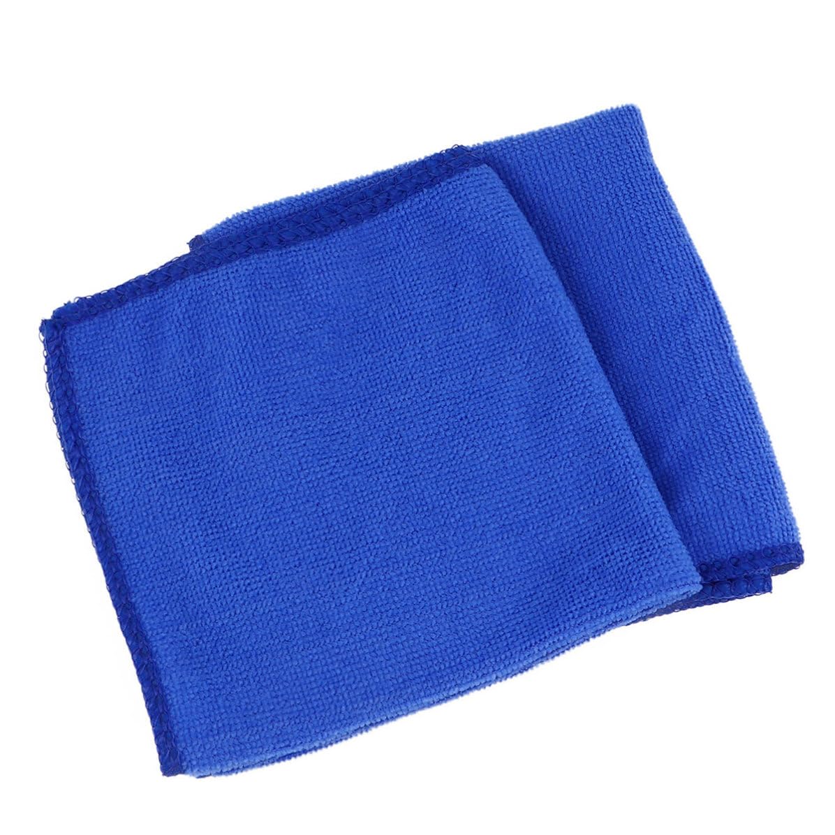 Serviettes de lavage de voiture en tissu synthétique bleu lot de 50 réutilisables