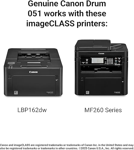 Miniatura 6 de Canon Cartucho original 051 negro (2170C001), 1 paquete, para impresoras láser Canon imageCLASS MF269dw, MF267dw, MF264dw, LBP162dw