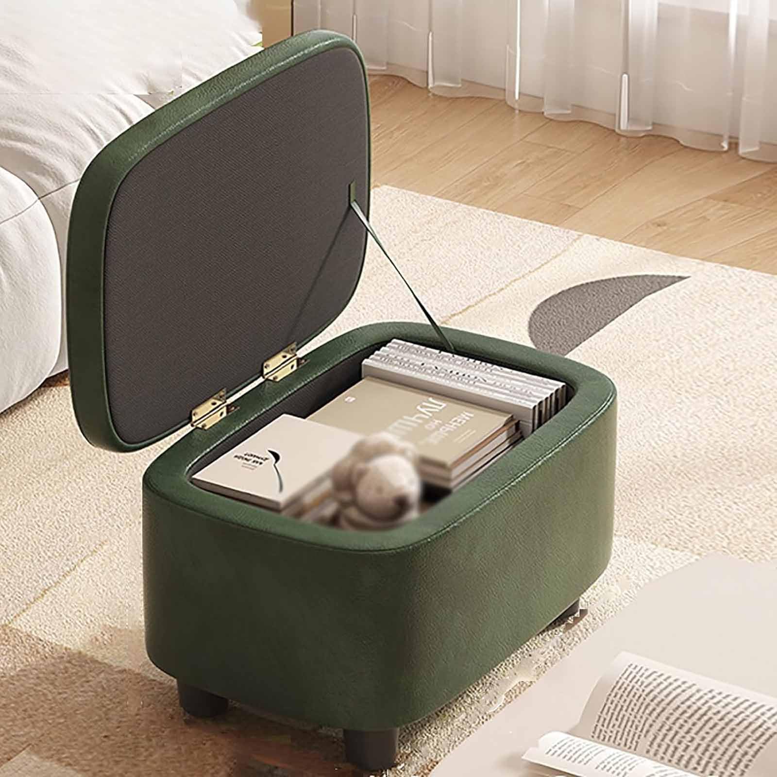LWJSOCP Modern Round Sto Ottoman with Legs Small Shoe Bench & Foot Rest Stool Versatile Sto Solut for Entryway Living Room Bedroom - Slish & Functal