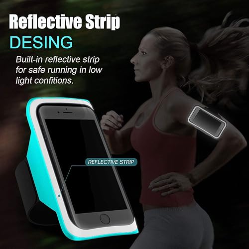 Miniatura 7 de Soporte de teléfono para correr para mujeres y niños, brazalete para teléfono celular iPhone 11 12 13 14 15 Pro Max Xs Xr X 10 8 7 6 Plus SE Mini