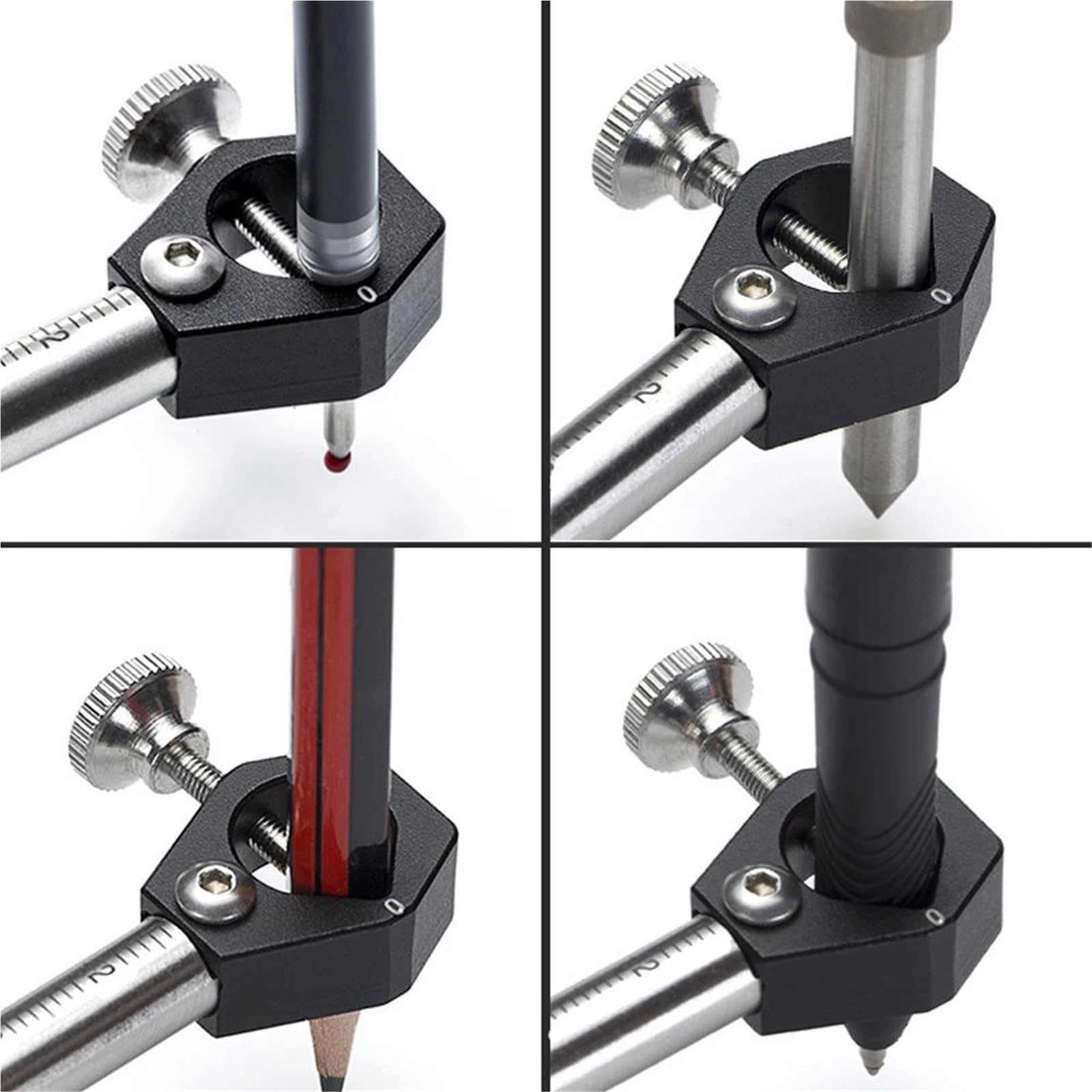 Arco Lineal para carpintería, trazador de líneas de Doble propósito, Herramienta de Dibujo de líneas paralelas, Multifuncional, para Bricolaje, carpintería