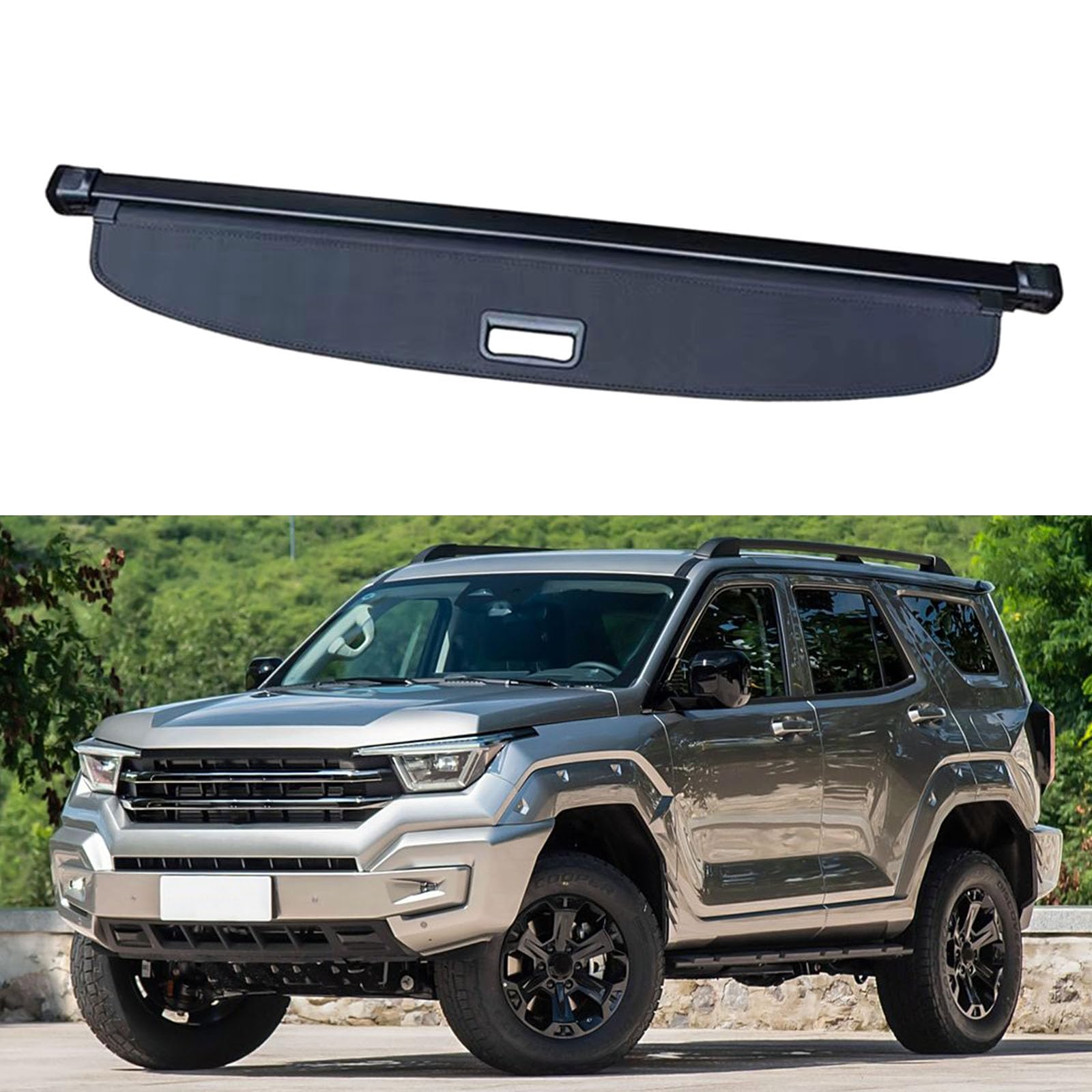 YYFYYDS Retractable Rear Trunk Parcel Shelf,Compatible with TANK 400,Car storage