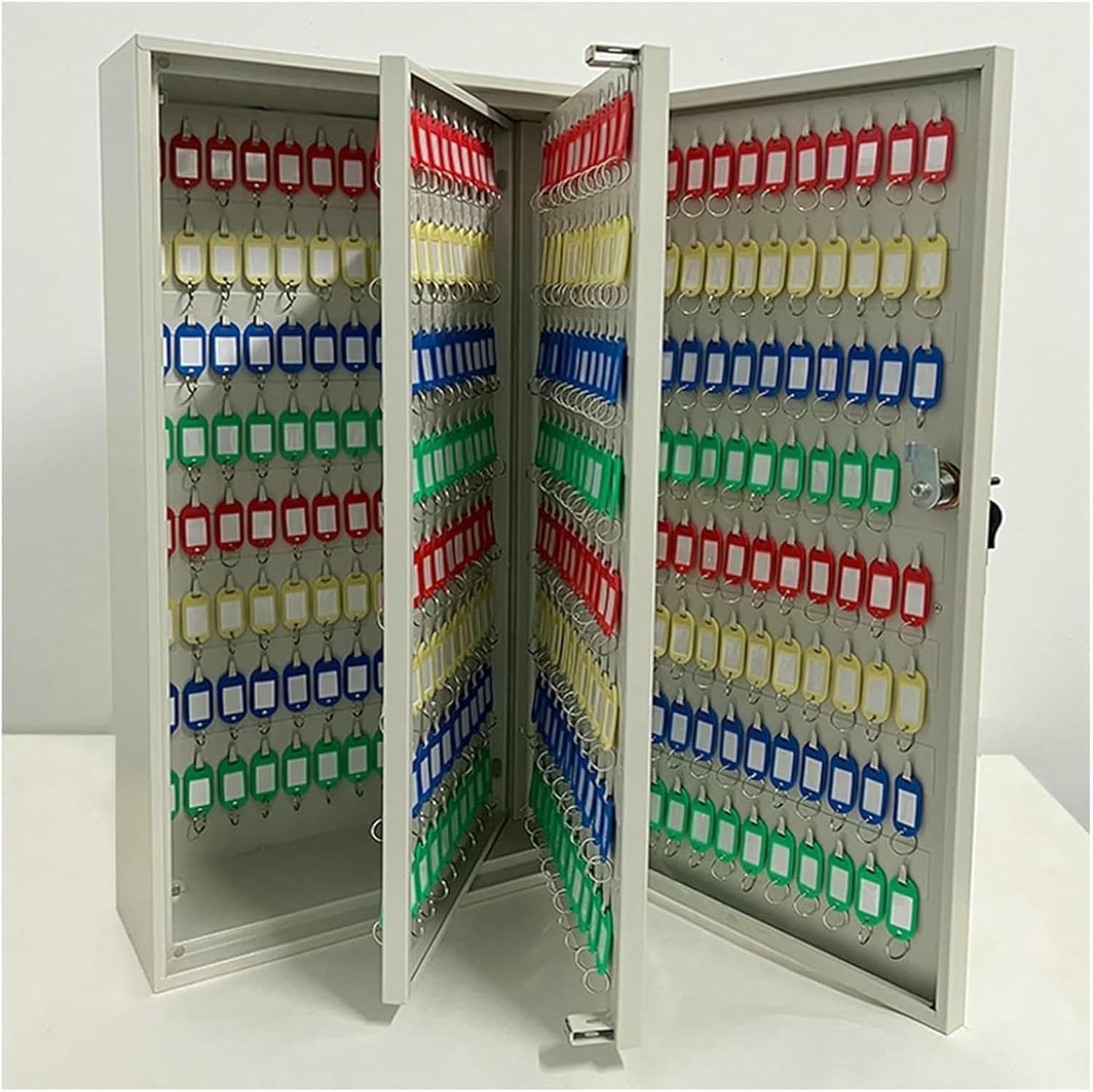 Armoire à clés murale grande boîte de rangement verrouillable avec étiquettes