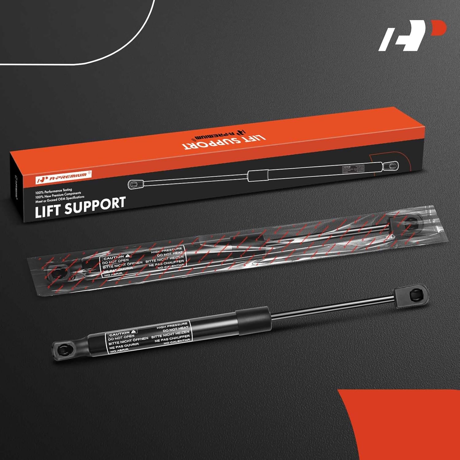 A-Premium Front Hood Lift Supports Shock Struts Compatible with Select BMW Models - 740i 740Li 750i 750Li 760Li Alpina B7 B7L 750i xDrive ActiveHybrid 7 2013-2015 - Replace# 51237289753(2PC Set)