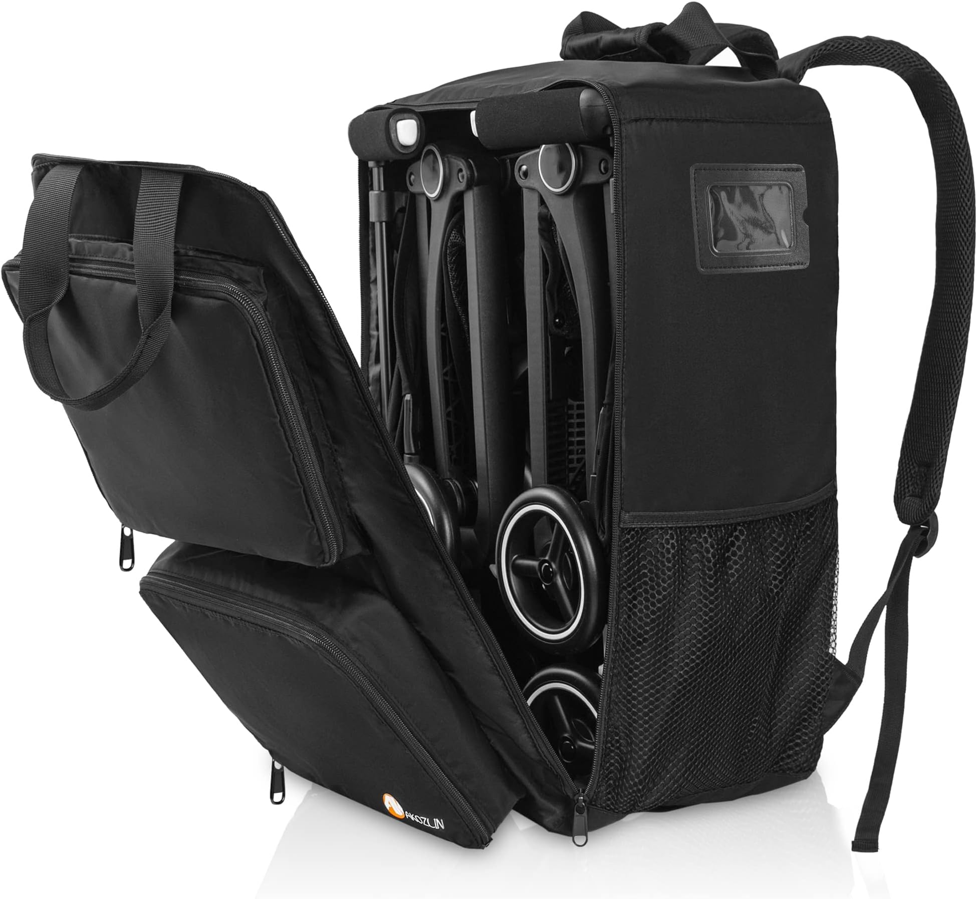 AKOZLIN Foldable Stroller Travel Bag Backpack Compatible with GB Pockit+ All City/GB Pockit Air All Terrain/Gb Pockit Stroller（14.2”×8.7”×20.5”）