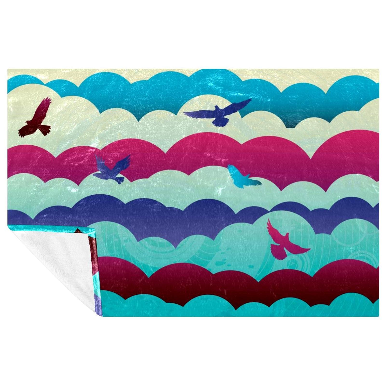 Couverture chaude Sky Prints contre le froid au lit et au canapé