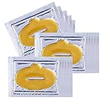 NIYET 30 pieces of Moisturizing Collagen Crystal Lip Mask - Anti-Ageing & Anti Chapped, Reduce lip Wrinkles, Fade Lip Color, Make Skin Smooth (Gold)