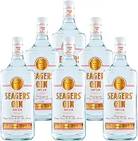 Seagers, Gin Nacional Seagers Dry Gin 1l 6 Unidades