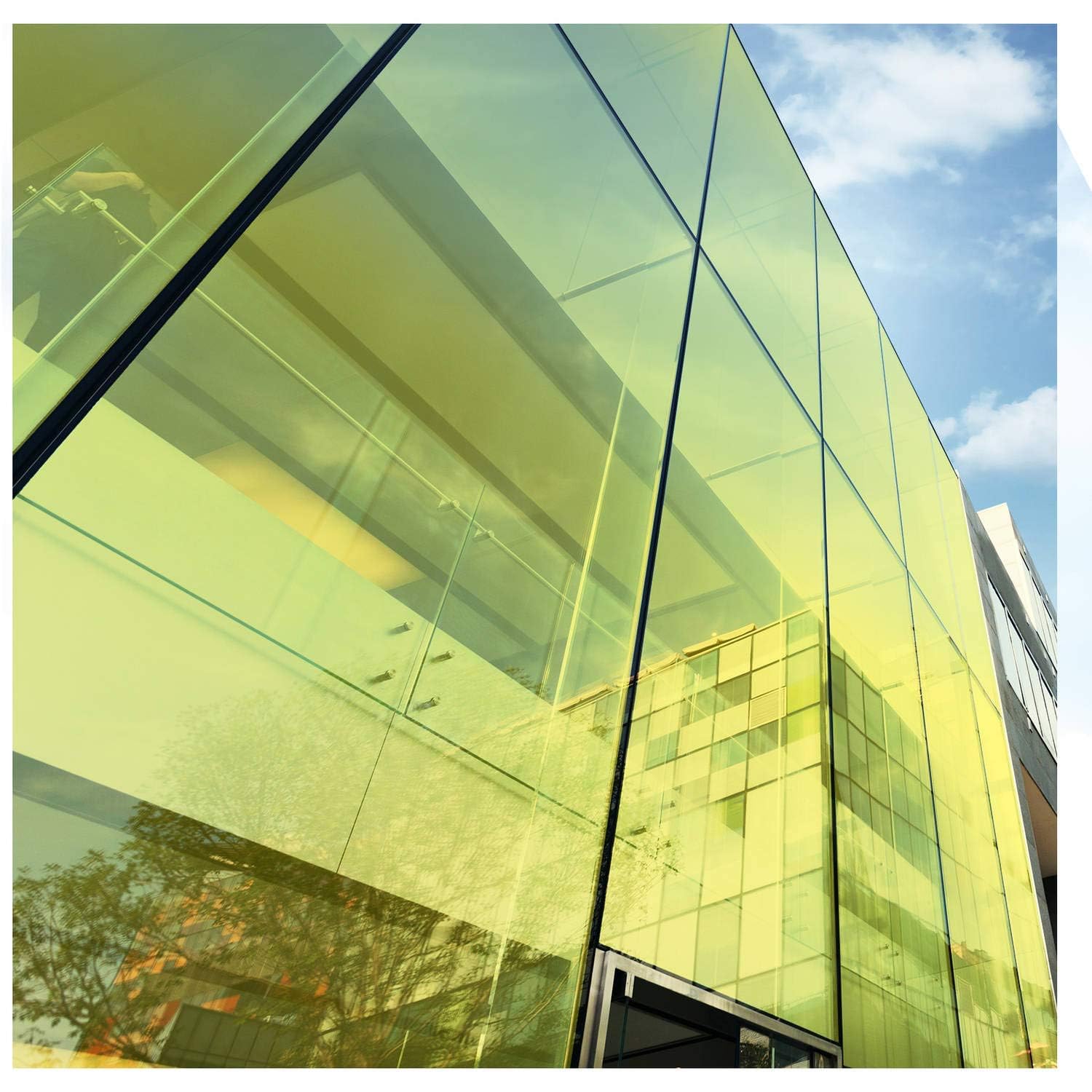 BDF CAYW Decorative Window Film Transparent Color Yellow - Custom