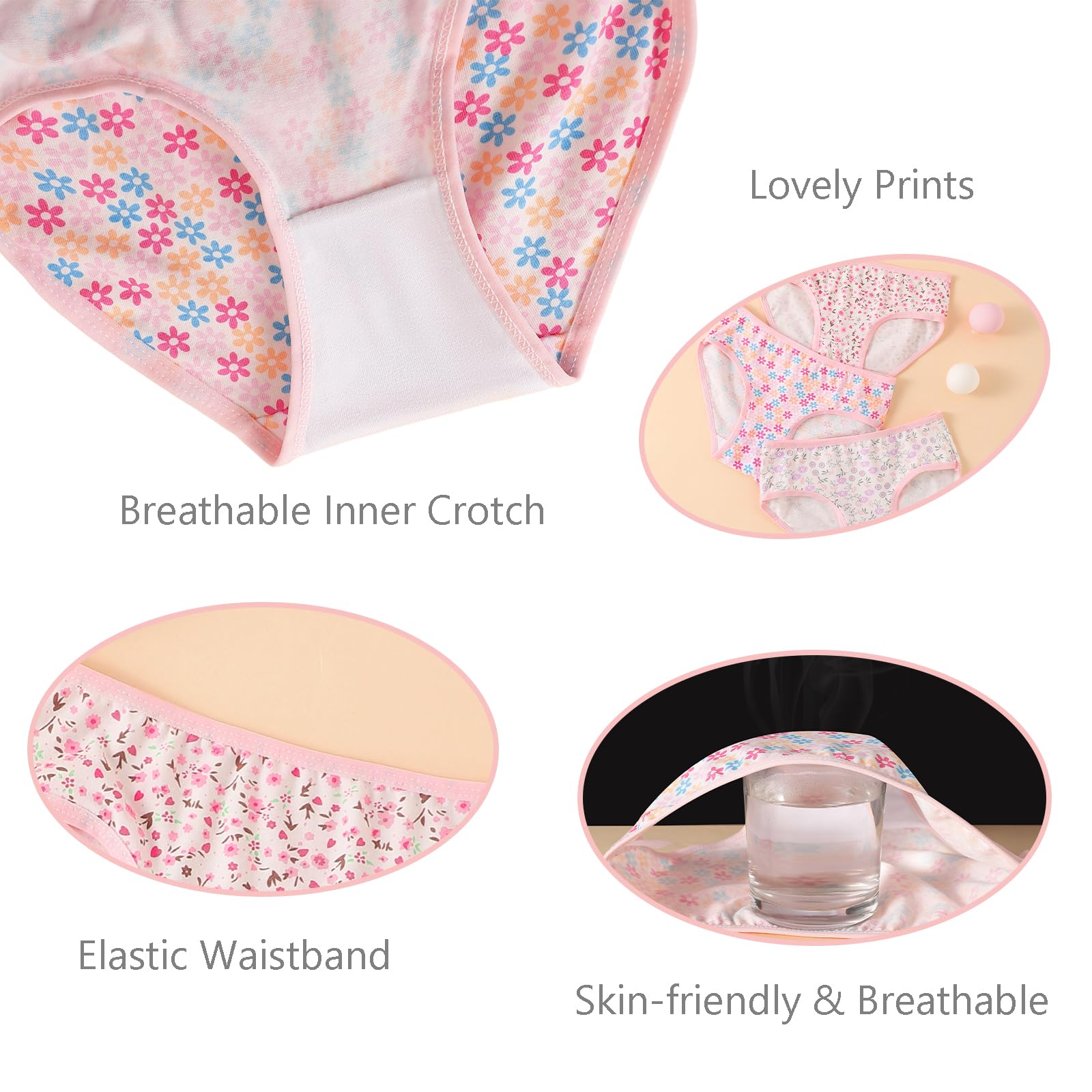 Bébé 12 Pièces Culotte Doux Confort Culotte Coton Culottes Petites Filles Assorties Culottes 2-12 Ans