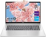 HP 17.3" Laptop for Home, Students, Business, Lifetime Office 365 for The Web, 17.3" Touchscreen, 8-Cores Intel CPU, w/Copilot, 8GB RAM, 128GB eMMC, Camera Privacy Shutter, Win11