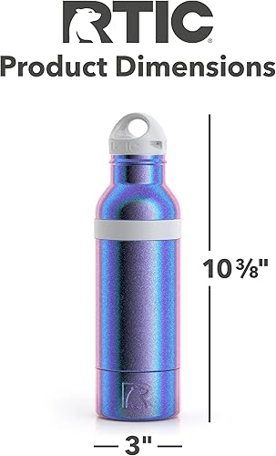 Vista 28 de RTIC Enfriador de botellas - Enfriador aislado para botellas de 12 oz/16 onzas, aislamiento al vacío de doble pared, acero inoxidable, a prueba