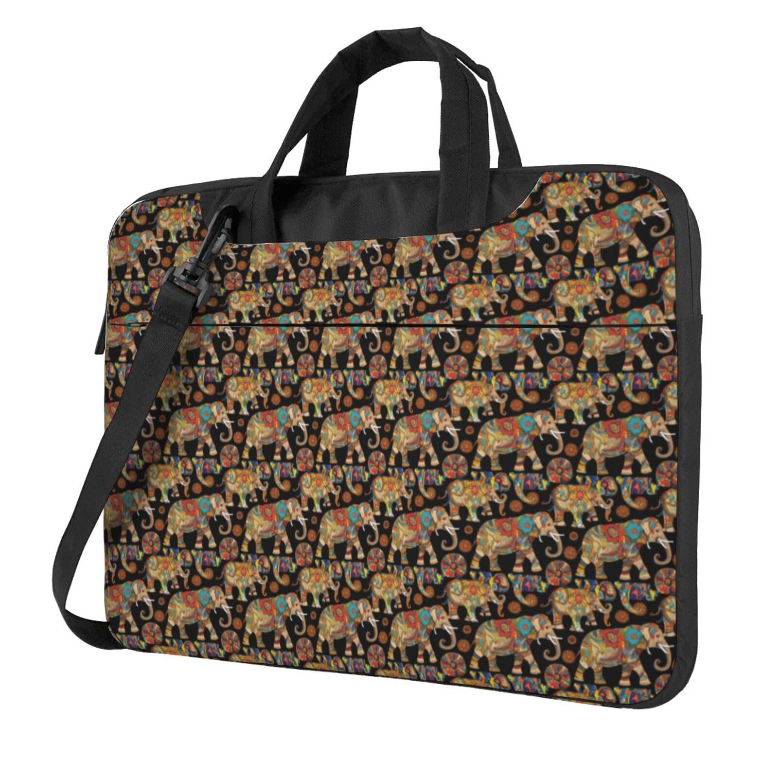 Funda portátil con diseño abstracto de elefante para laptop y oficina 8