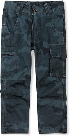 Boys Cargo Pants,Casual Outdoor Military Multi Pocket Combat Trousers