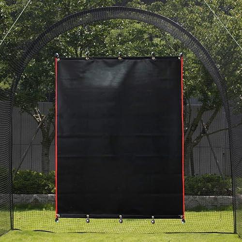 Doubleriver Batting Cage Backstop Baseball Backstop Baseball Rubber Backstop for Batting Cage Indoor Softball Backstop Batting Cage Backstop Mat Backstop Padding Pitching Target