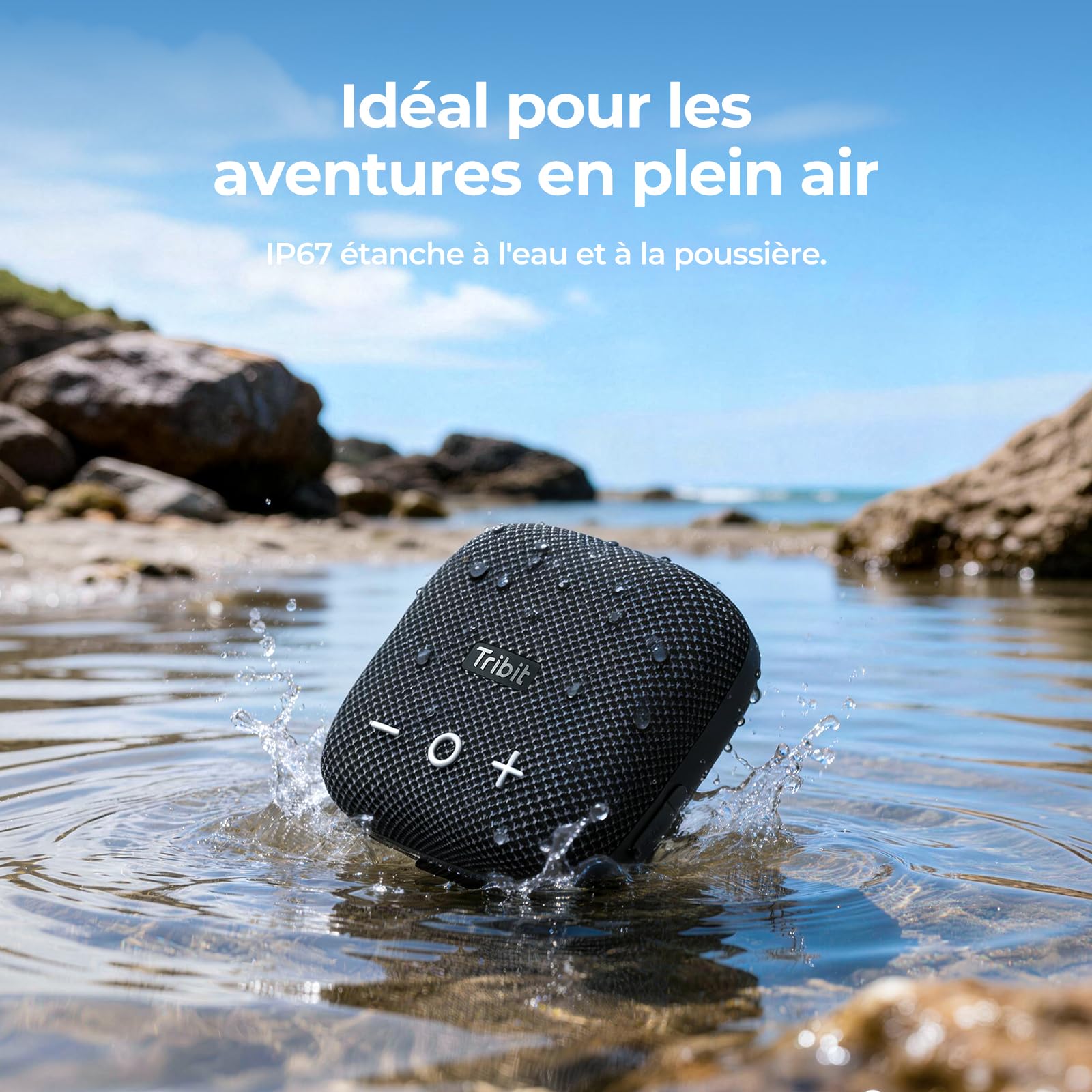 Tribit StormBox Micro 2 Enceinte Bluetooth Portable, 10 W Son Puissant