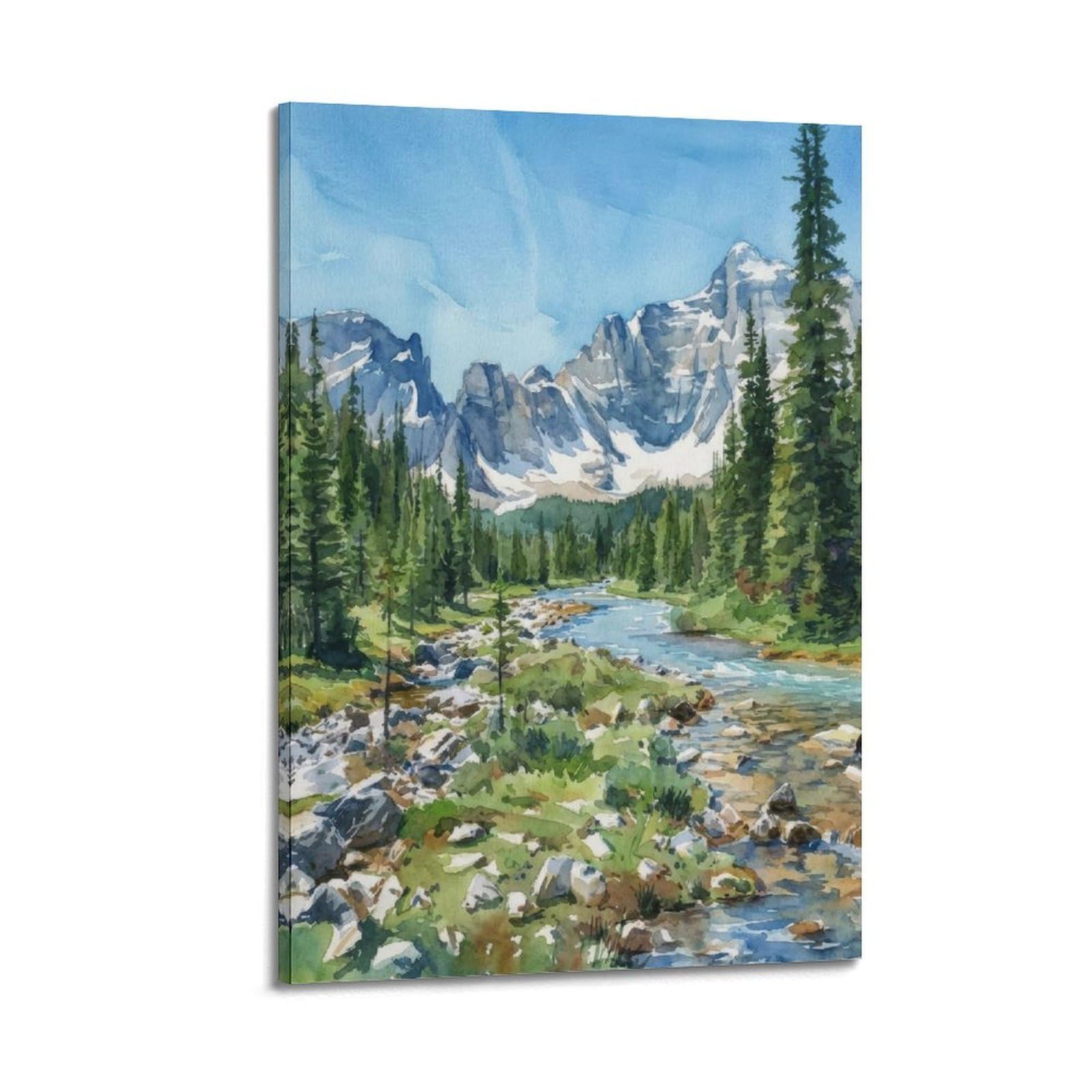 xiaoxiaoshen Banff National Park Canada Mountain Landscape Gift for Scenic8 Canvas Poster Wall Art Prints Room Aesthetic Murals Bedroom And Living Decorations 20x30inch(50x75cm)