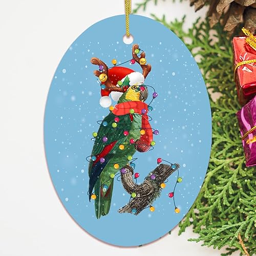 Adornos de Navidad con temática de animales (adorno de Navidad de loro)