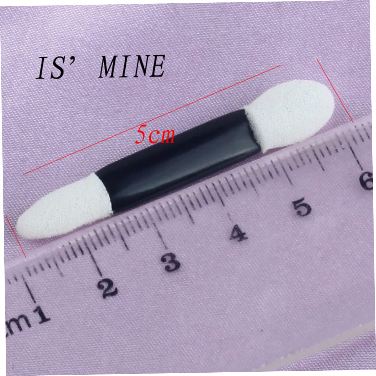 FOMIYES Essential Eye Shadow Brush Set 50pcs Double-ended Makeup Brushes Round Heads for Natural Dramatic Looks Travel-friendly Skin-friendly