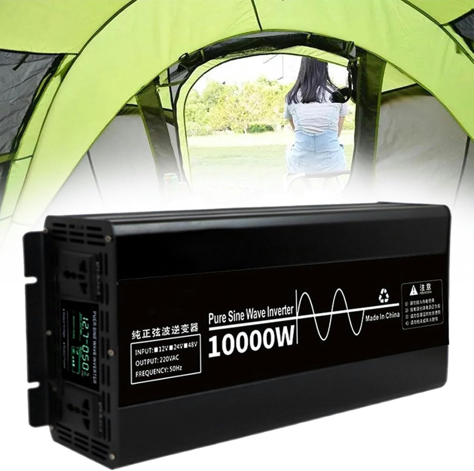 Onduleur de voiture 48V 220V pour autonomie en camping-car et van