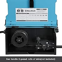 Vista 4 de DURATECH Soldador MIG de 125 A, soldador de núcleo de flujo de 120 V, kit de soldadura sin gas con alimentación de alambre, pistola de soldadura