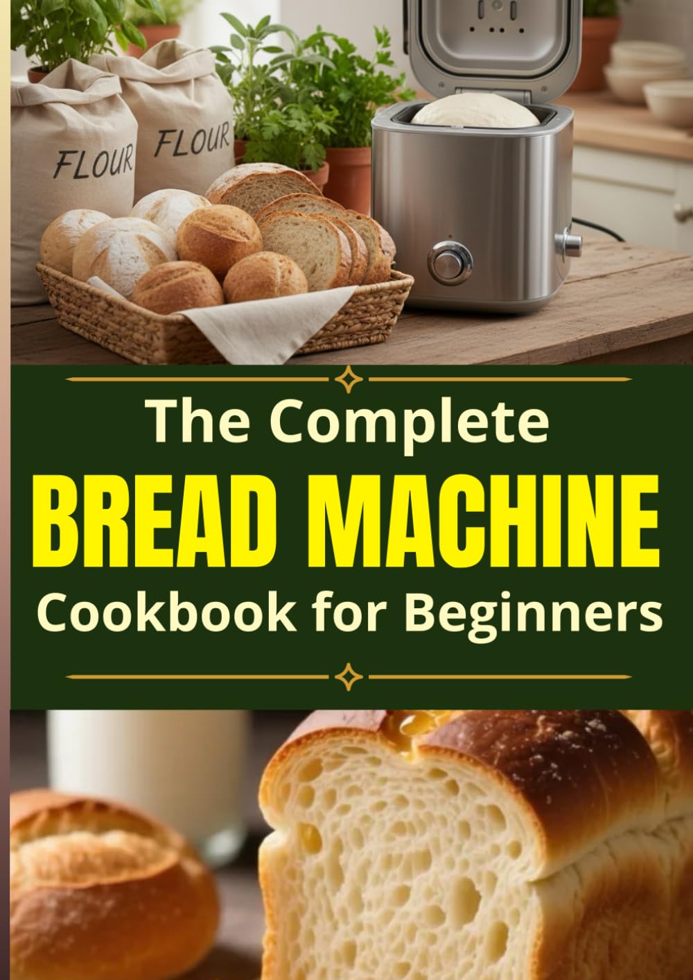 The Complete Bread Machine Cookbook for Beginners: An Abundance of foolproof recipes to bake soft everyday bread, master your bread machine with ease, and finally replace store-bought loaves for good