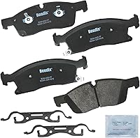 Vista 114 de Pastillas de Freno Delanteras Cerámicas Bendix Priority1 CFC430A para Modelos Selectos INFINITI G35, I30, Nissan 350Z, Altima, Juke, Maxima, Sentra