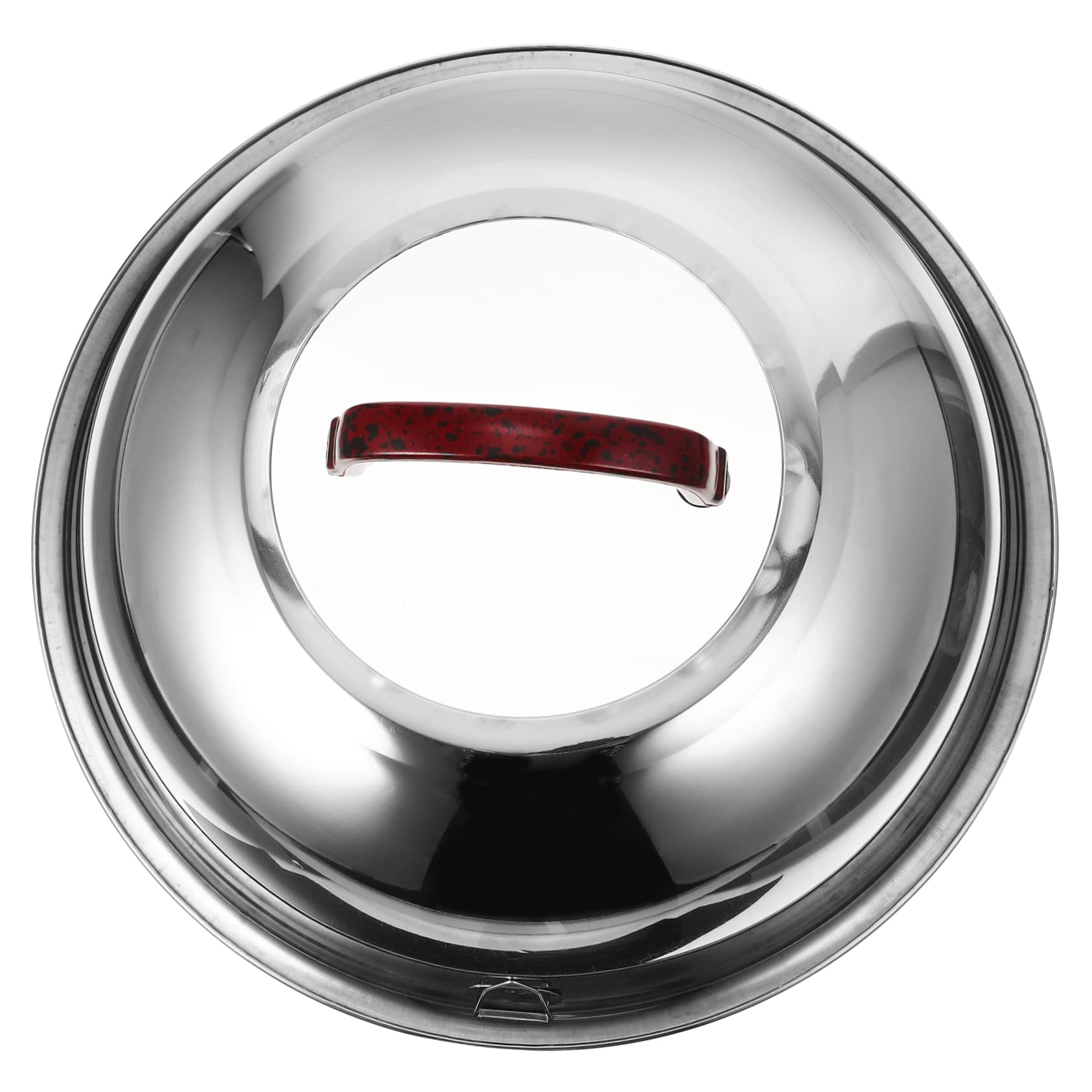 Mikinona Tapa De Olla De Acero Inoxidable Mango Tapa Redonda Para Sartén Cubierta Para Cocina Reutilizable y Fácil De Limpiar