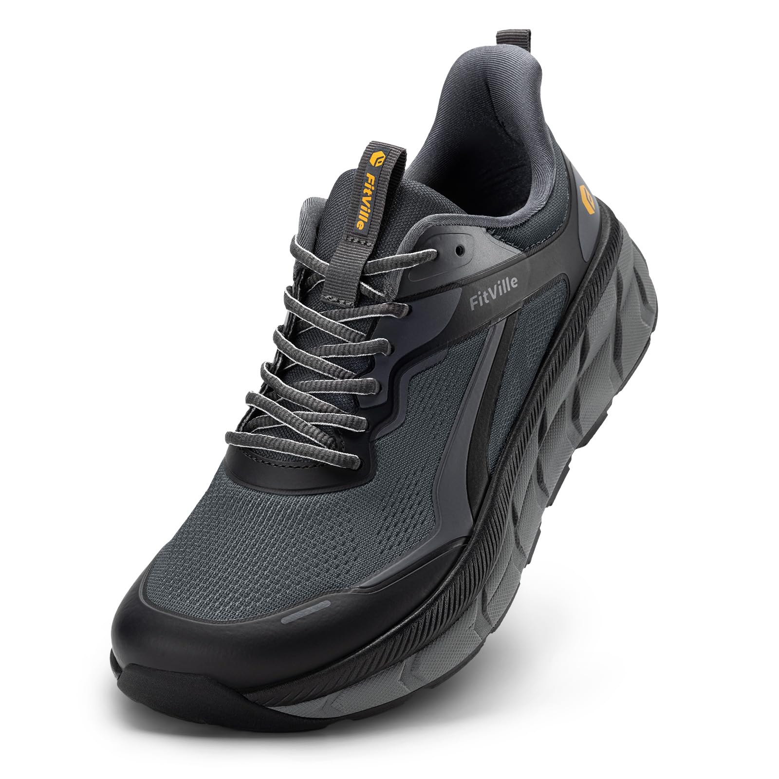 FitVille Extra Weit Laufschuhe Herren Sportschuhe Atmungsaktive Traillaufschuhe Leicht Joggingschuhe Walking Schuhe Gr.40-50