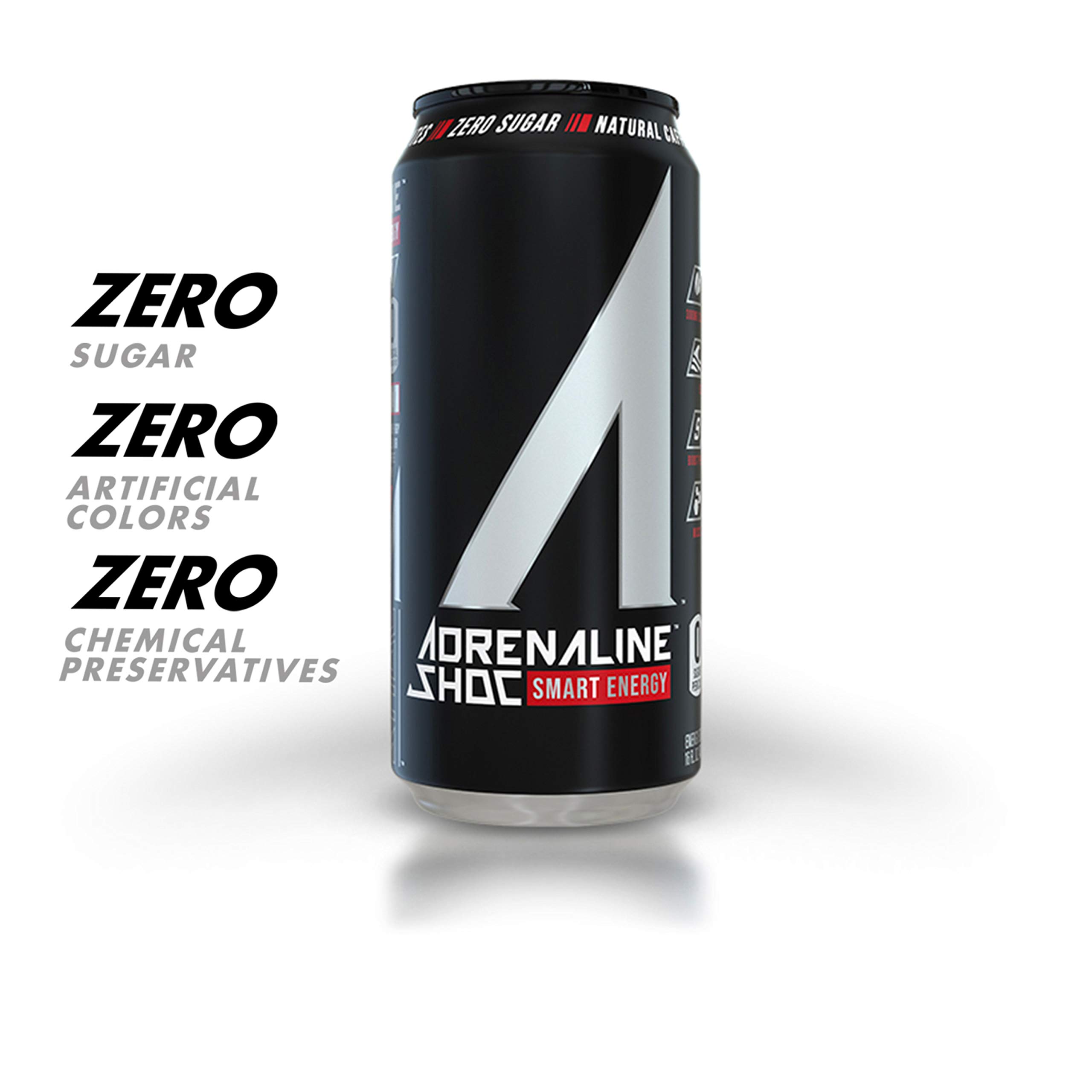 Adrenaline Shoc Performance Energy Drink, Shoc Wave, Zero Sugar, 16