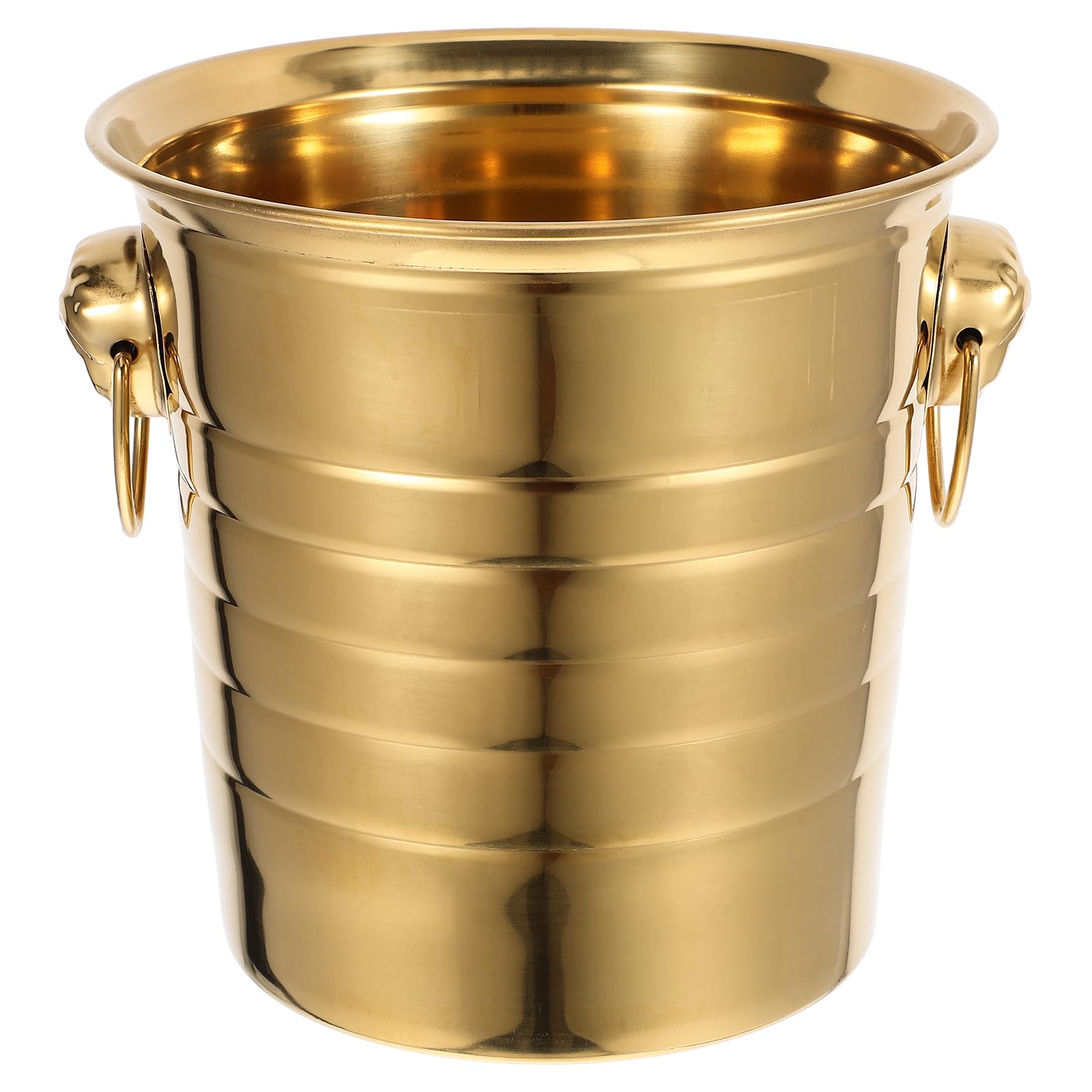 SOIMISS Bar Ice Bucket Beer 5L Cocktail Wine Ice Tub Golden Wine Champagne Bottle Cooling Chiller Bath Bucket Party Ice Container