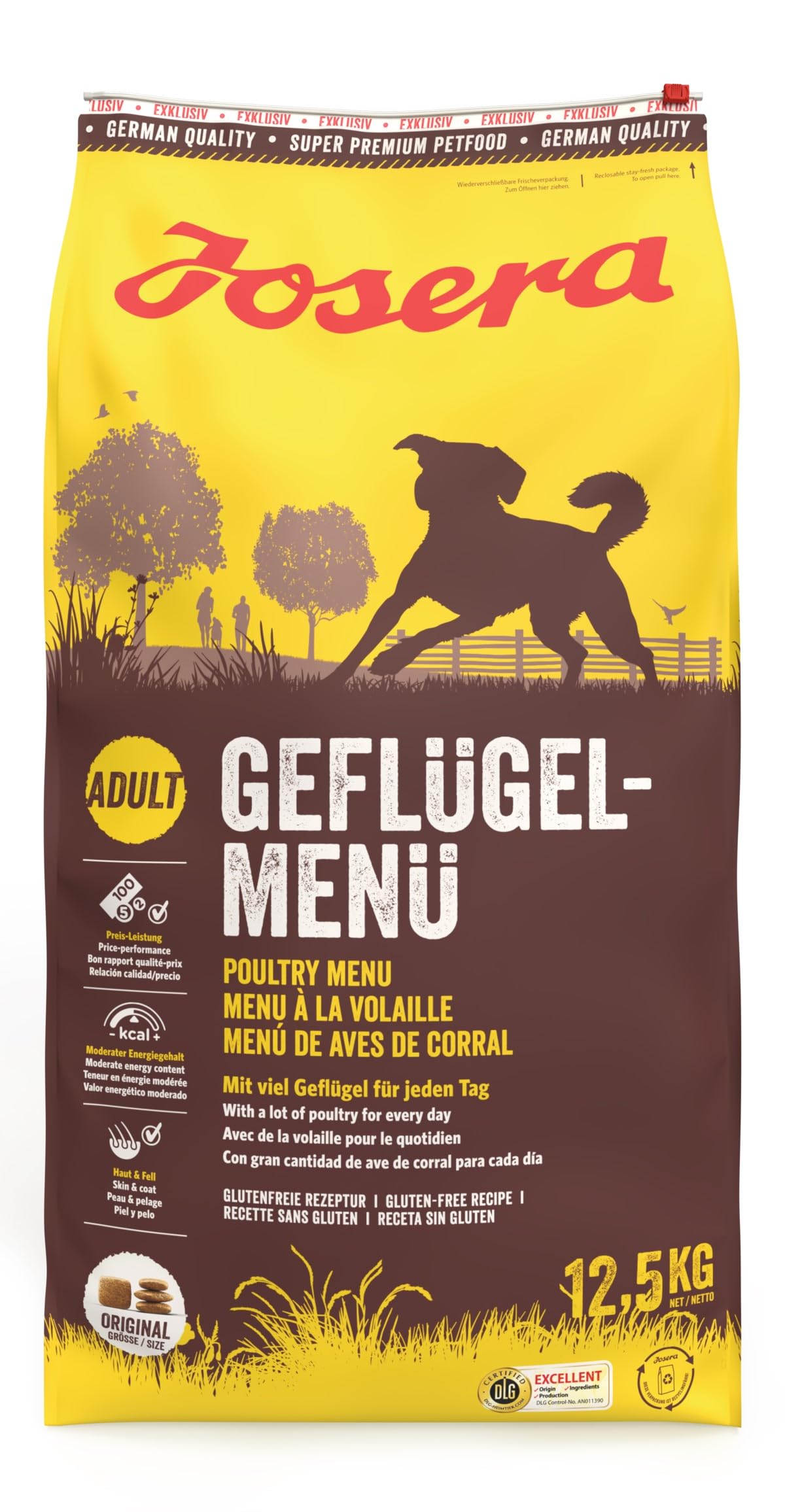 2 X 12,5 Kg Josera Junior Duck & Potato Trockenfutter Fr Welpen -  Getreidefrei Mit Ente