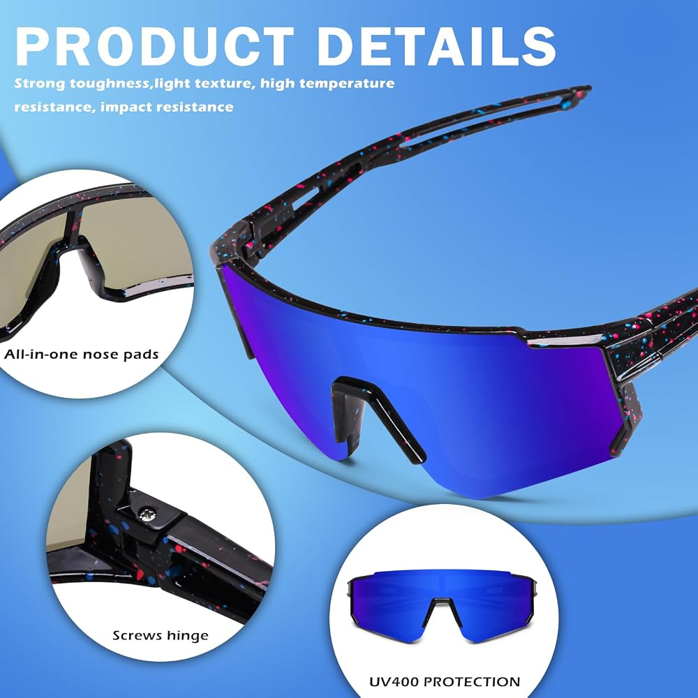 Lunettes De Soleil Enfant Polarisées - Protection UV 99% - Cadre Caoutchouc Souple 3-10 Ans - 6