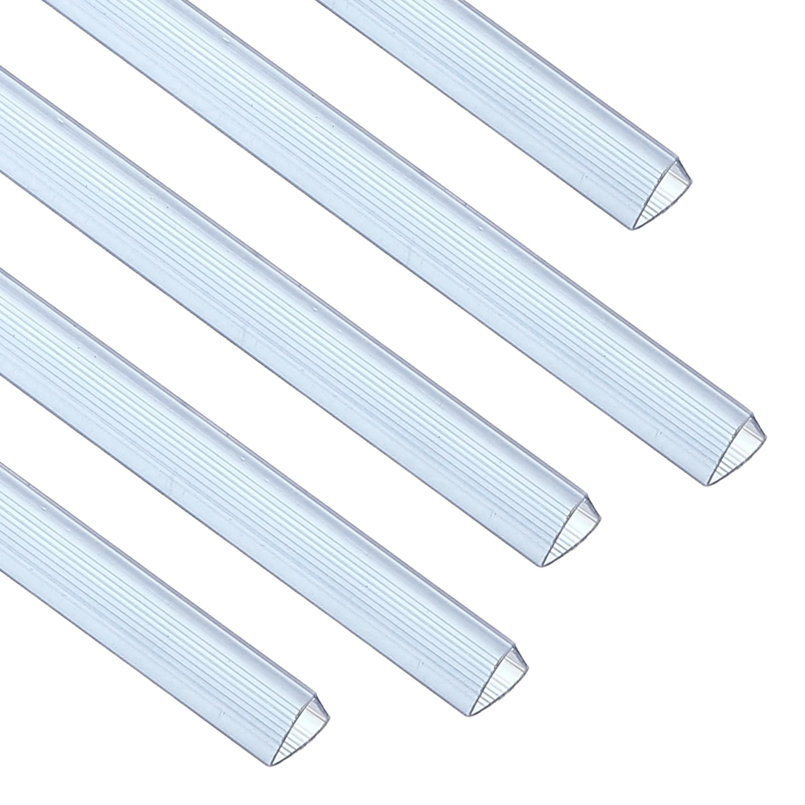 PATIKIL 50Pcs Binding Bars, 10x10mm Binding Bars Slide Grip 70 Sheets Capacity A4 Size Report Binder Presentation Binder for Study Office Report Cover Resume, Transparent Blue